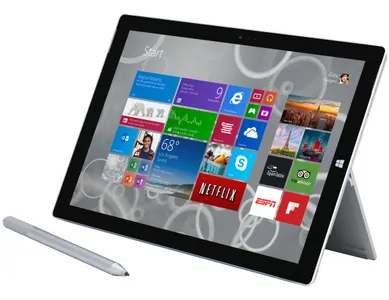 Замена стекла на планшете Microsoft Surface Pro 3 в Новосибирске